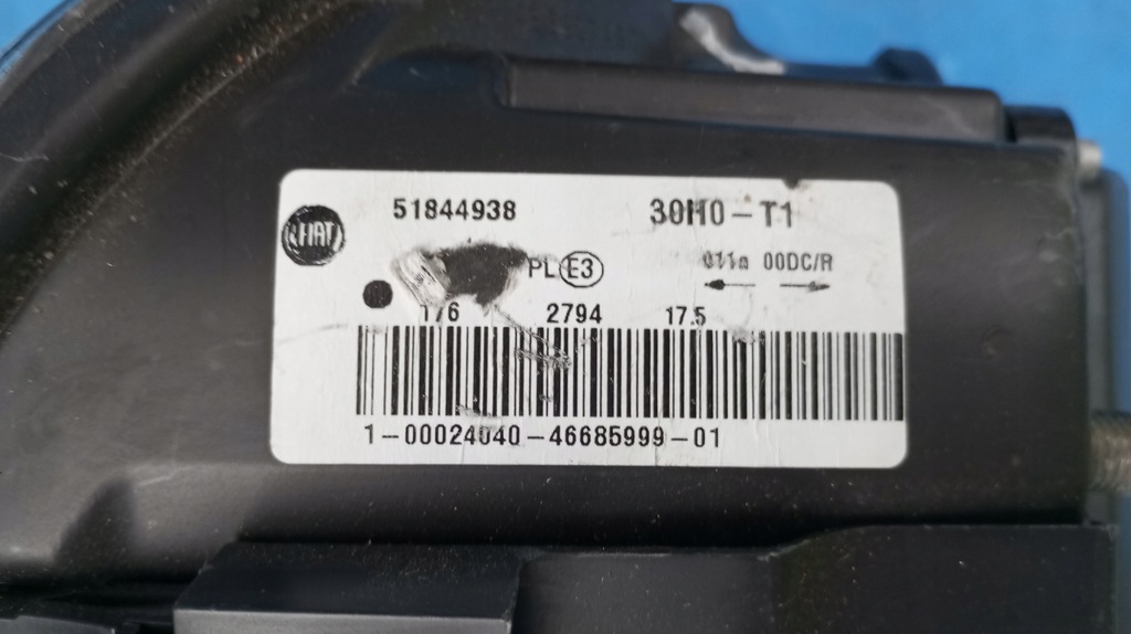 фото №12, Лампа правый перед eu ксенон fiat 500 abarth 51844938 2007-2015