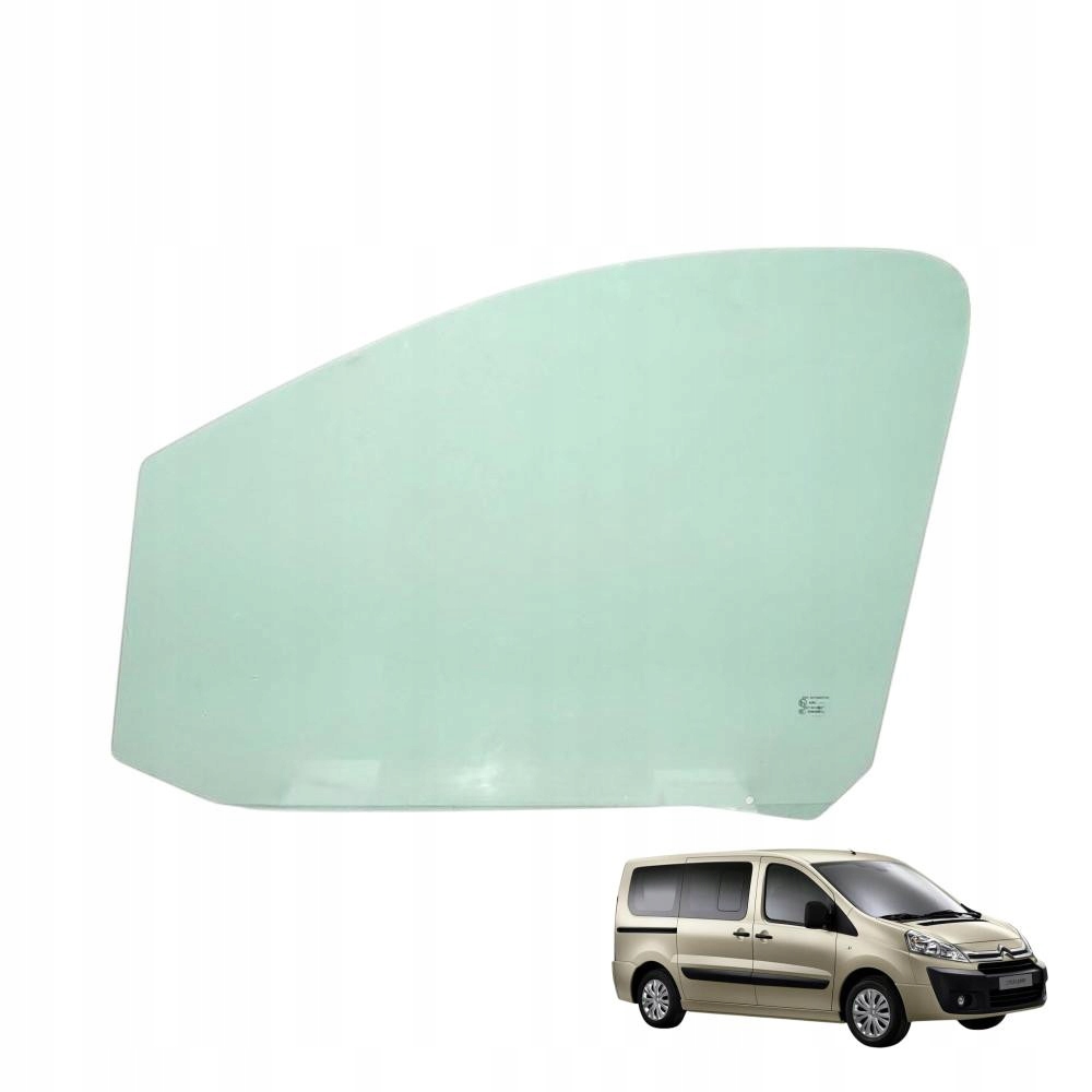 фото №1, Скло бічна bok jumpy scudo expert 2006- зелений права опускна