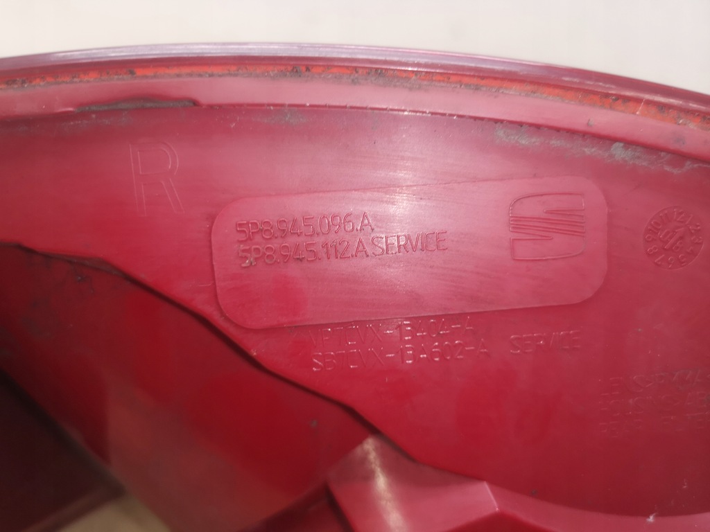 фото №8, Лампа w крила правий задня seat altea xl freetrack 06-