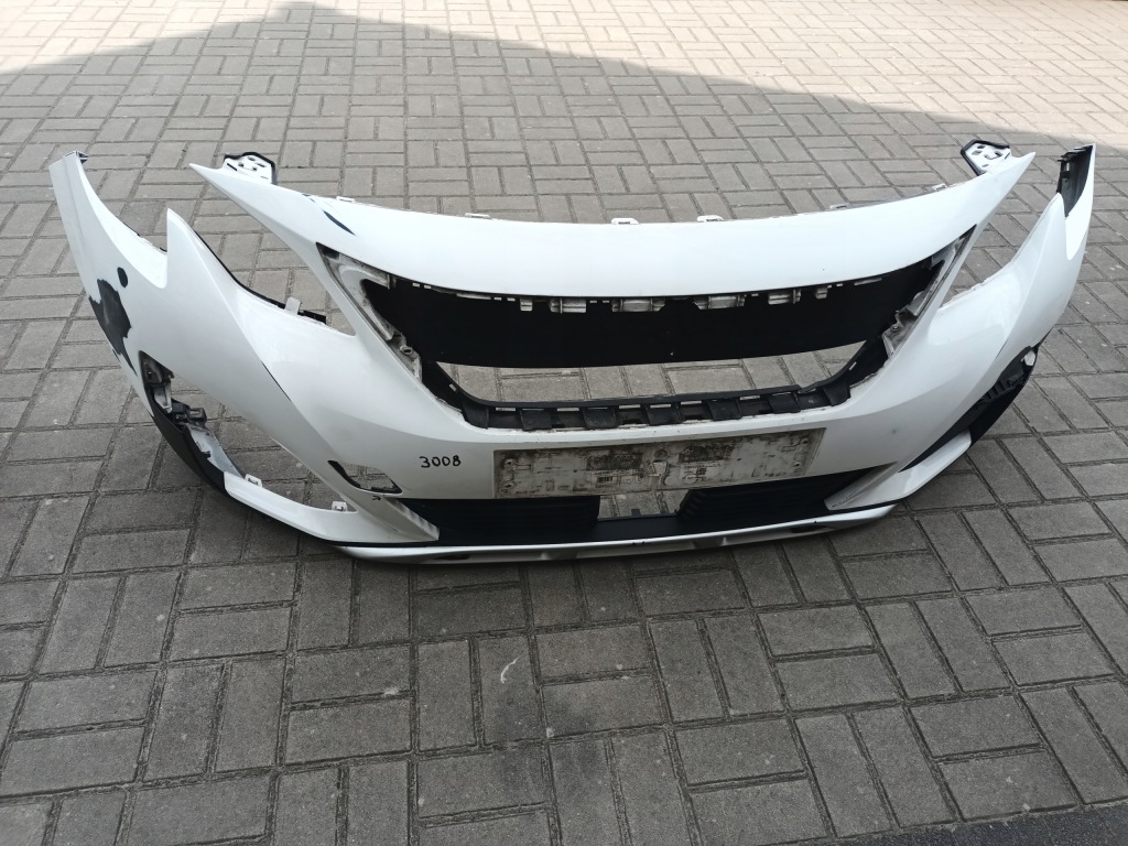 Бампер передній peugeot 3008 2 перед 16 - 20 фара full led Ціна