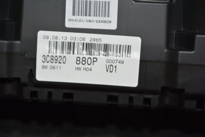 фото №7, Лічильник прилади vw passat cc lift l0k1 3c8920880p