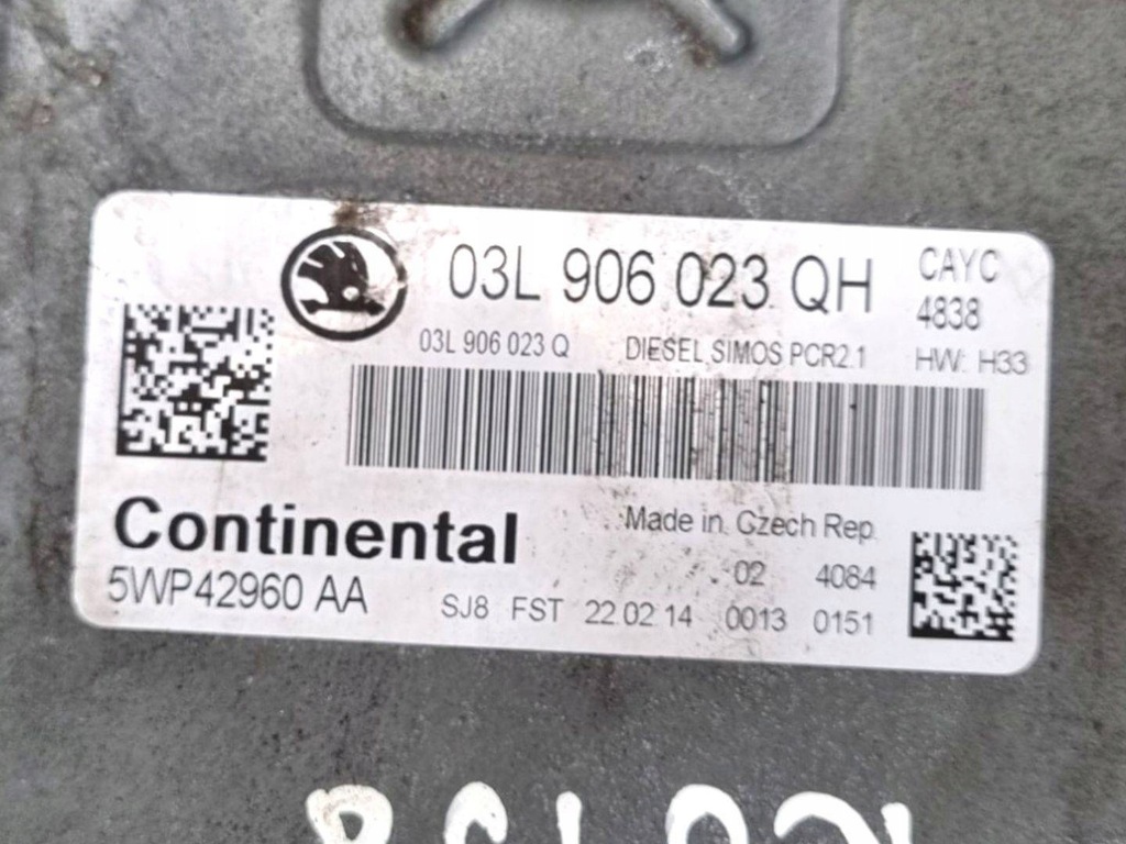 фото №8, Набір стартовий seat toledo 4 kg 2014 03l906023qh