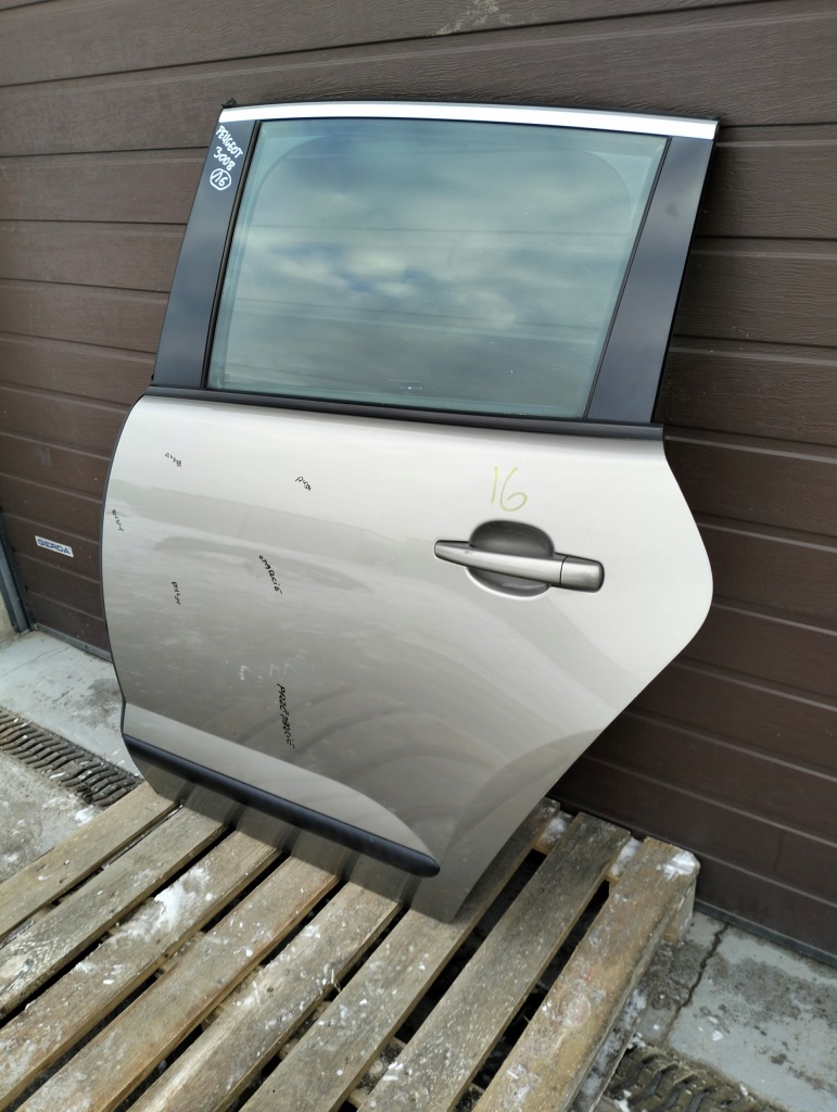 фото №8, Дверь левый задняя задние peugeot 3008 i цвет evgc lata 09-12 оригинал