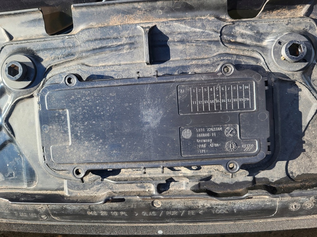 фото №11, Скло задня з кришки багажника двірник bmw 3 f31 kombi оригінальний номер тонована