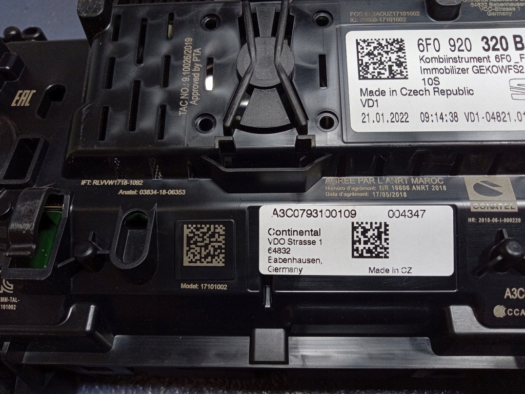 фото №5, Seat ibiza v счетчик виртуальный приборы lcd 6f0920320b