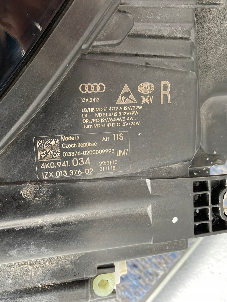 фото №8, Audi оригінальний номер 4k0941034 лампа full led