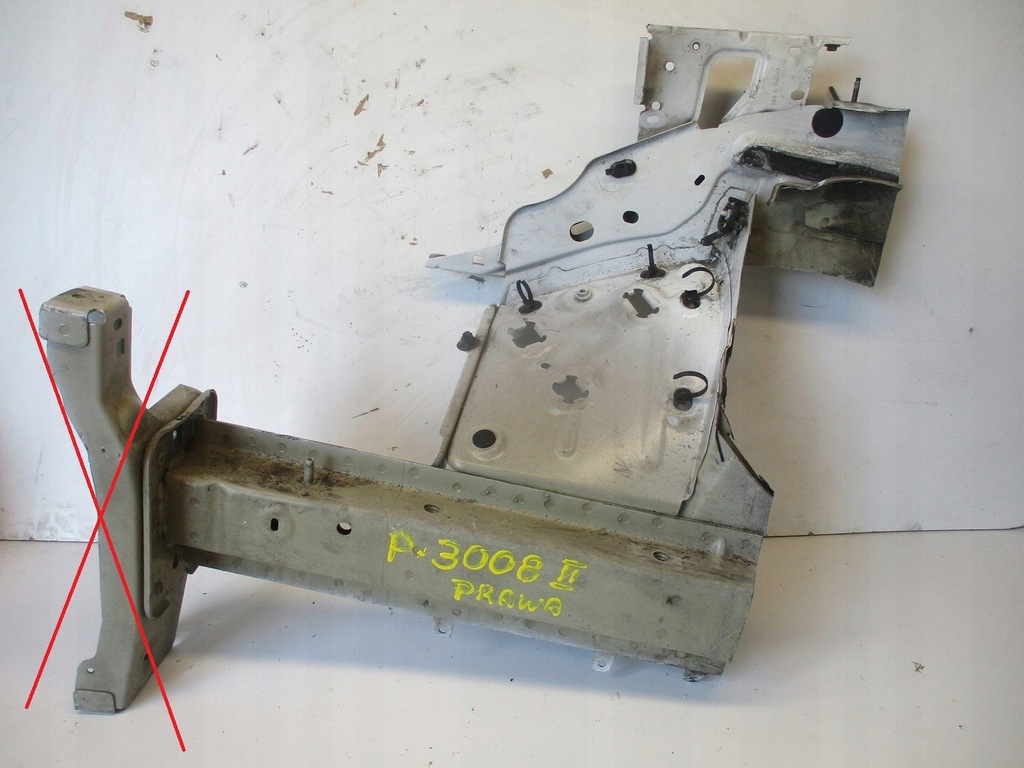 фото №1, Лонжерон четверть peugeot 3008 ii правая