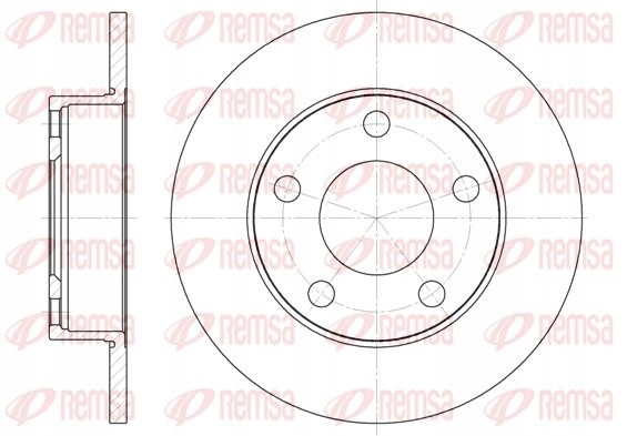 Диск гальмівна remsa Доставка