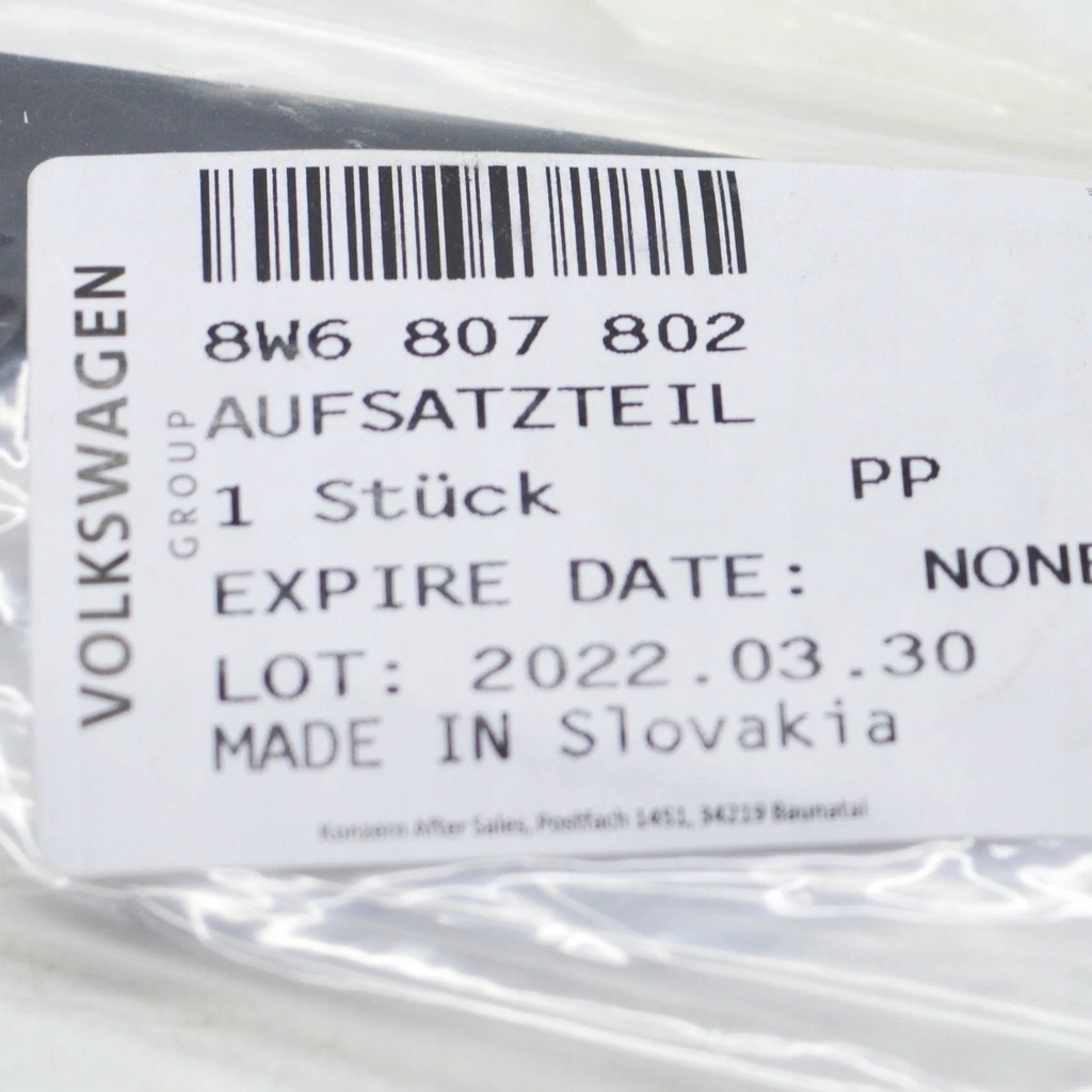 фото №7, Audi rs5 8w6 передня частина бампер правий upper решітка trim смуга 8w6807802