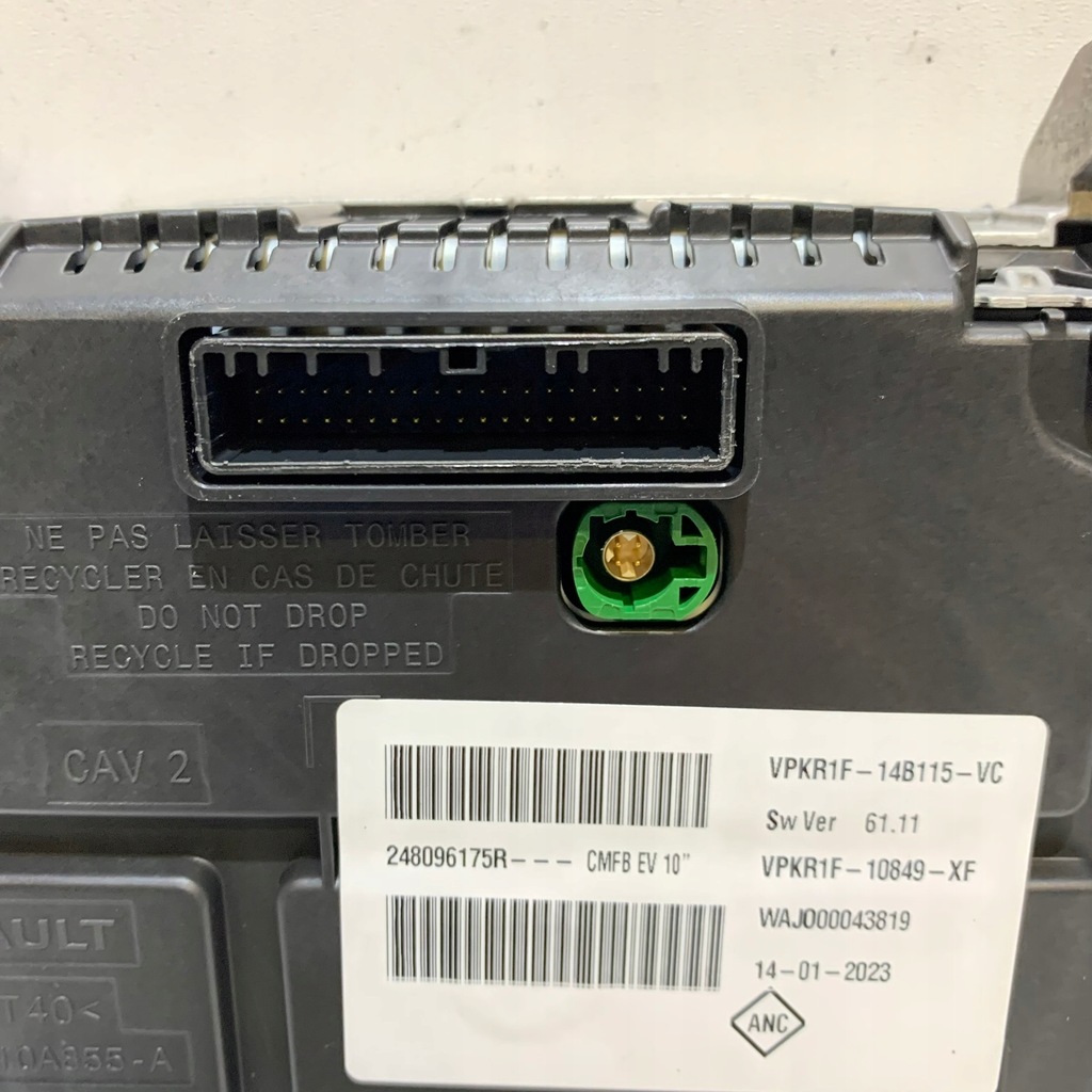 фото №7, Renault zoe ii счетчик цифровой приборы 248096175r