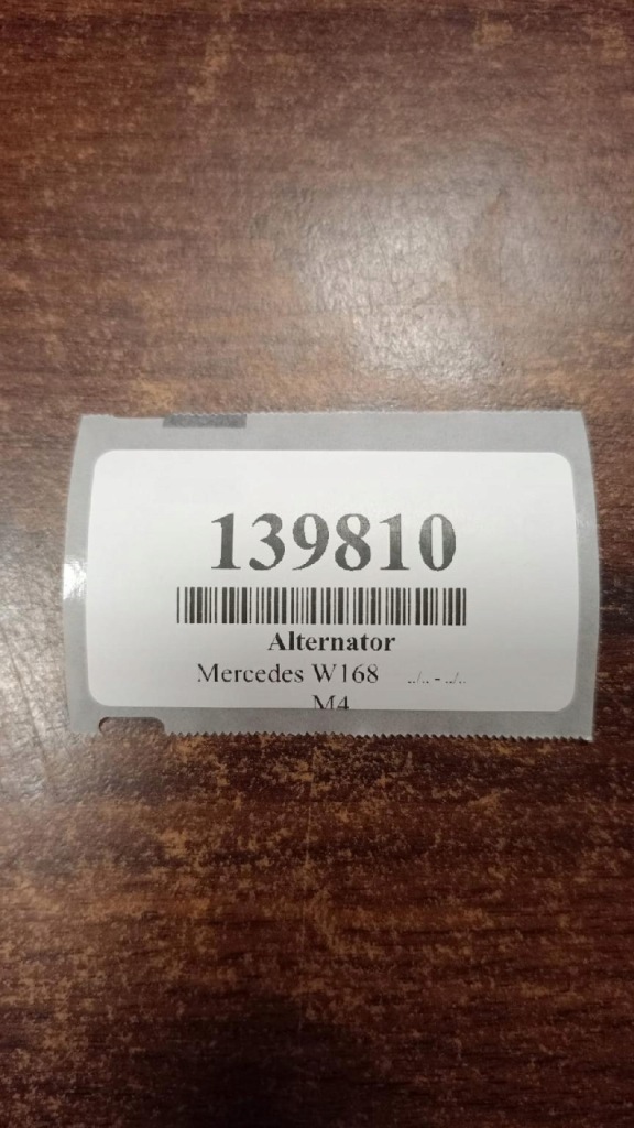 Mercedes w168 1.7 cdi генератор a0101543902 с Разборки
