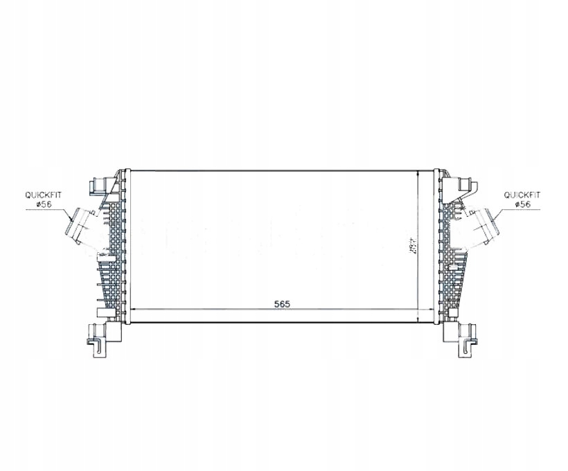 фото №1, Інтеркулер daewoo lacetti 09- 1302144 новий