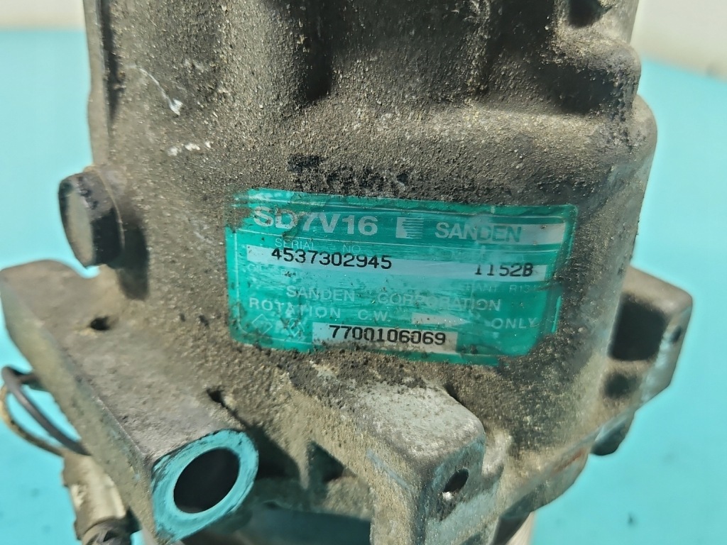 фото №8, Компрессор кондиционера компрессор renault twingo i 7700106069