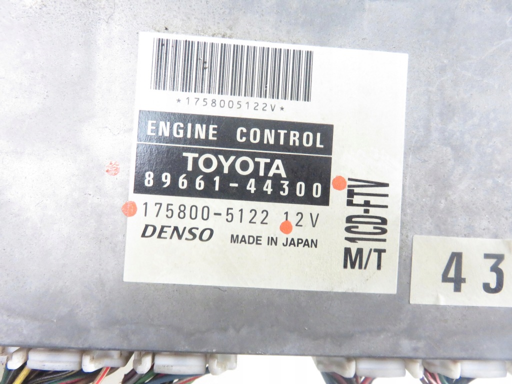 фото №8, Блок керування toyota avensis verso m2 2.0 d - 1cd-ftv 8966144300 1758005122