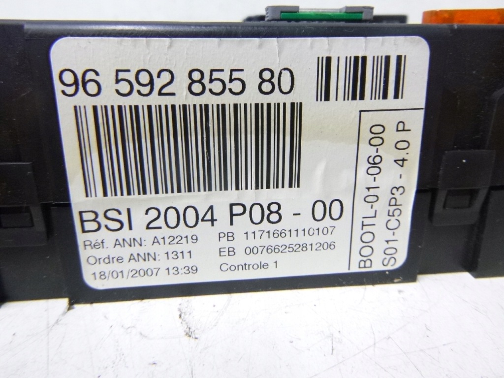 фото №4, Модуль bsi citroen c4 1.6hdi 07r.