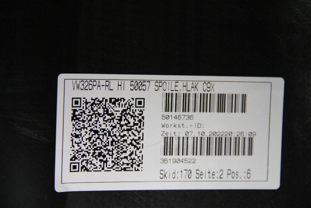 фото №9, Бампер задняя vw tiguan 6 pdc lc9x r line new oryg