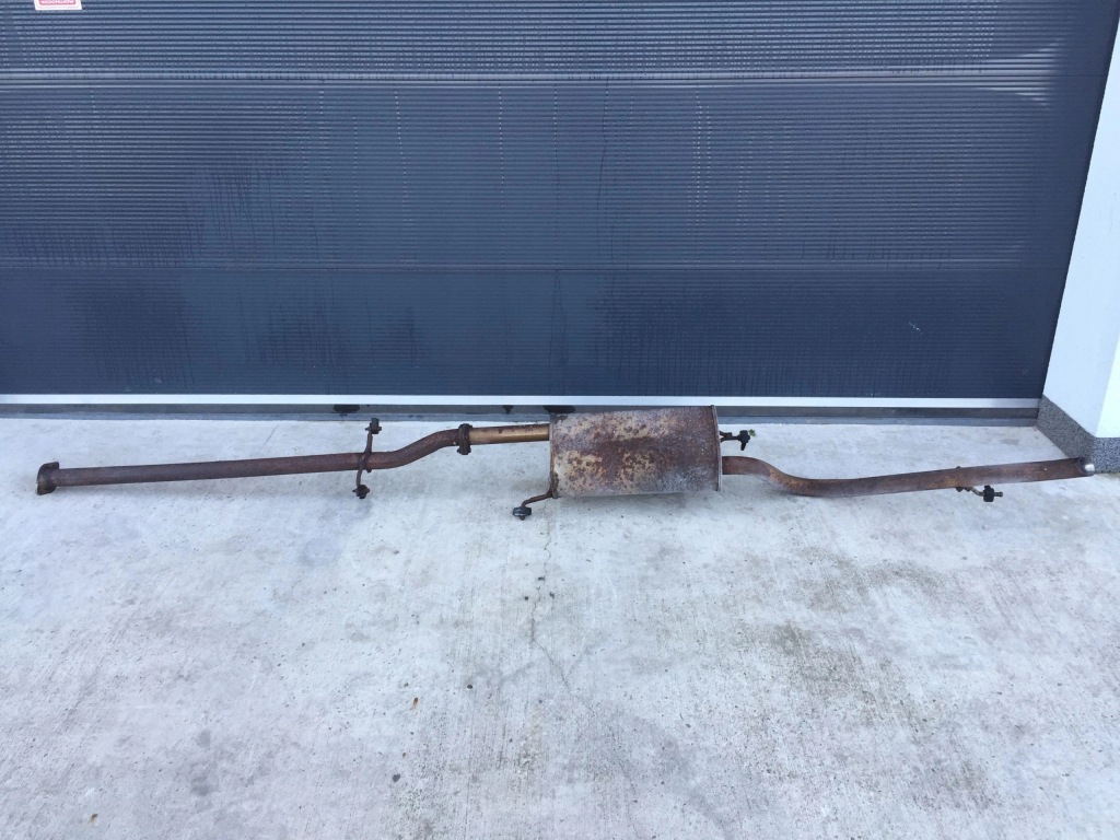 фото №1, Mitsubishi l200 2.4 4n15 гасник вихлоп