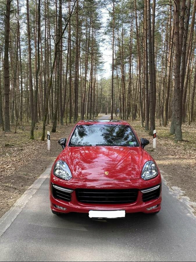 фото №10, Porsche cayenne бампер + набор gts накладки 2015-2017 led свет gts