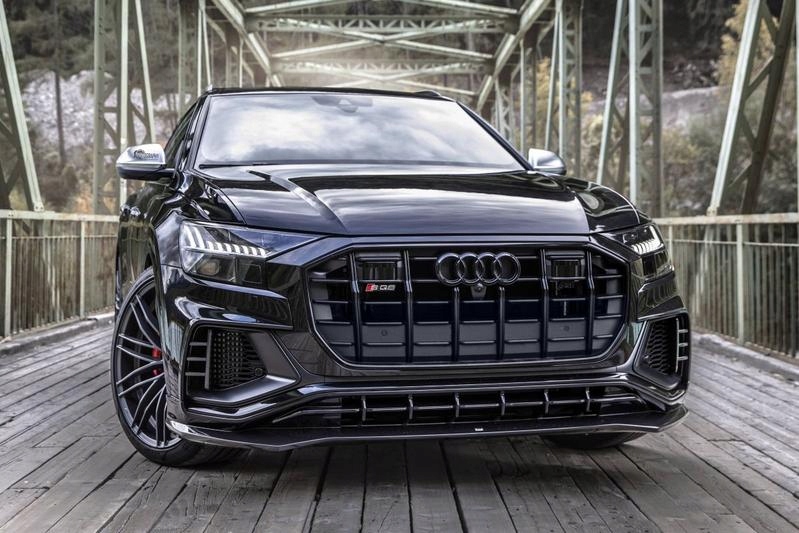 фото №8, Audi q8 abt набор передний спойлер + диффузор + насадки