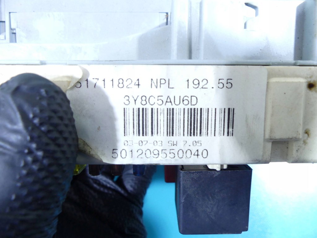 фото №10, Бортовий комп'ютер набір fiat stilo 55186190 1.8b 16v