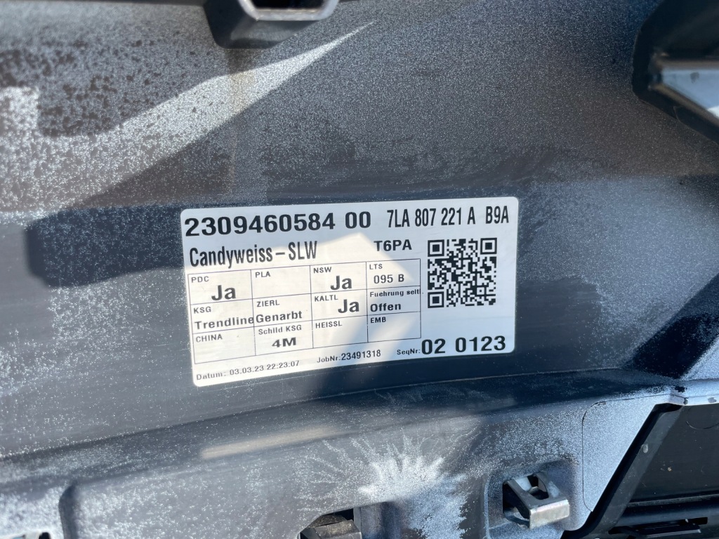 фото №11, Бампер vw multivan caravela california 2019-w колір lb9a pdcx4