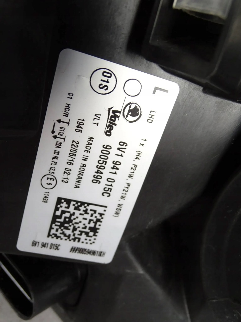 фото №8, Лампа перед передня ліва skoda fabia iii 3 6v 14-18