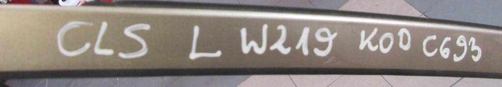 фото №5, Молдинг кровельная кузовная левая mercedes w219 c219 cls c693