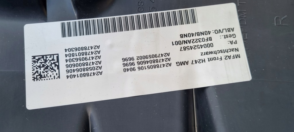 фото №16, Mercedes gla h247 amg бампер перед оригинал f038