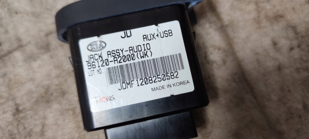 фото №4, Kia ceed ii 12r разъём usb aux 96120-a2000 oryg