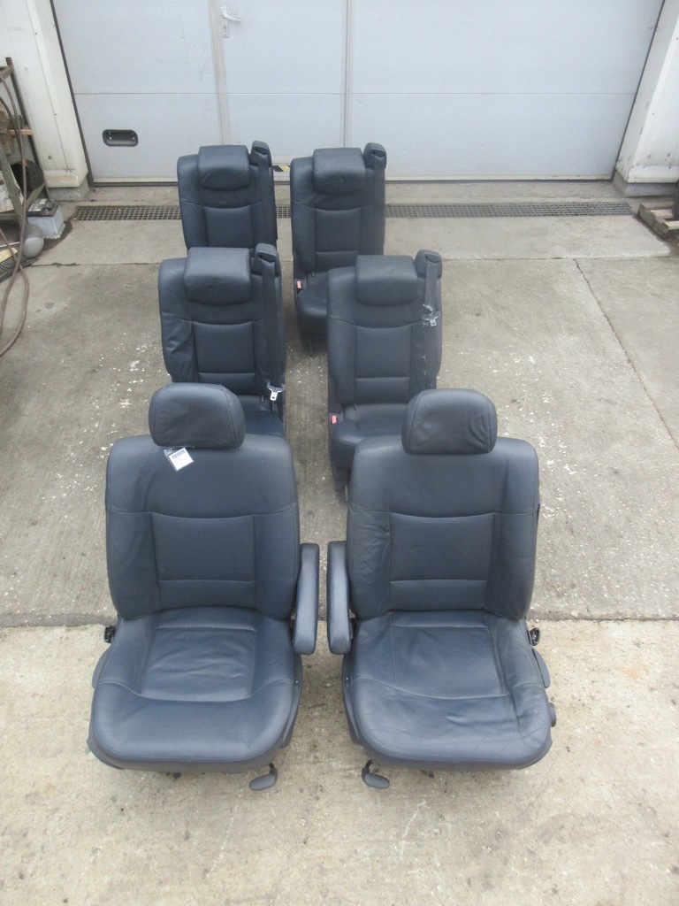 фото №1, Renault espace iv сиденье левый правый перед задняя drugi ряд trzeci ряд кожа
