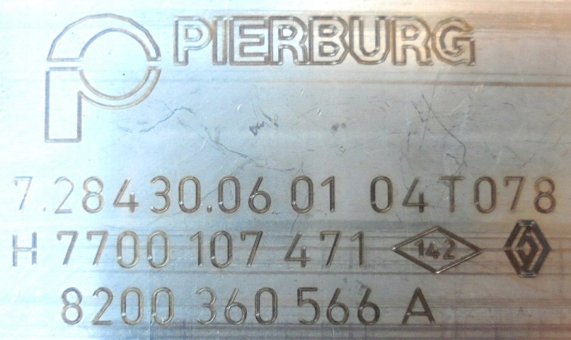 фото №3, Renault scenic ii 2 04 r 1.9 dci радиатор выхлопных газов egr