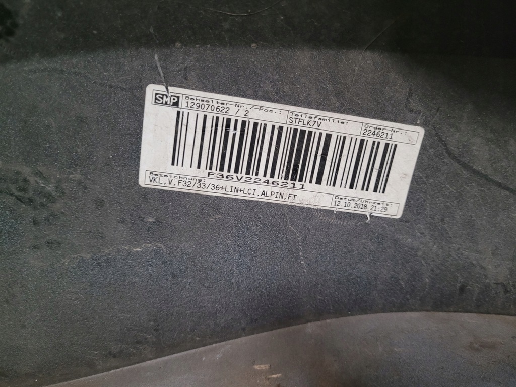 фото №7, Bmw 4 f32 f33 f36 lci lift luxury line бампер перед передній