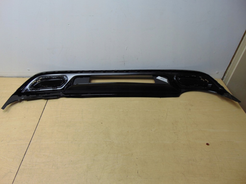 фото №10, Накладка бампера задняя диффузор vw golf vii r-line