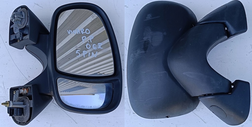 фото №1, Opel vivaro van a nissan primastar 06 r дзеркало праве перед 5 pin
