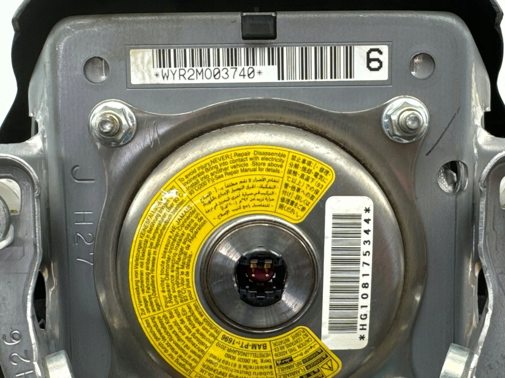 фото №10, Subaru legacy 2010 подушка воздушная подушка безопасности руля