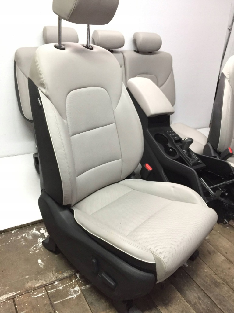 фото №8, Hyundai tucson iii сиденья светлая кожа комплект середина