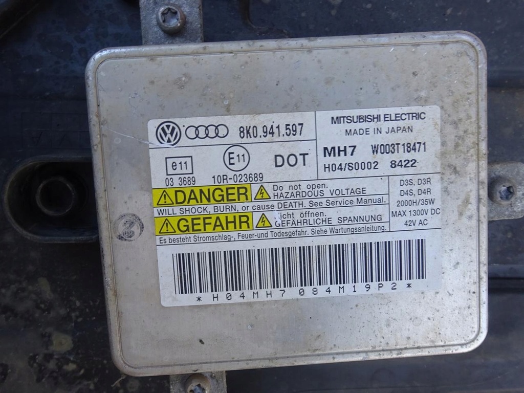 фото №9, Audi a3 s3 rs3 8p lift лампа левая перед передняя bixenon led 8p0941003an