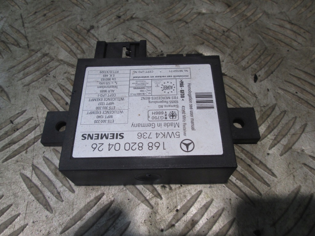 фото №4, Модуль імобілайзер mercedes slk r170 1688200426