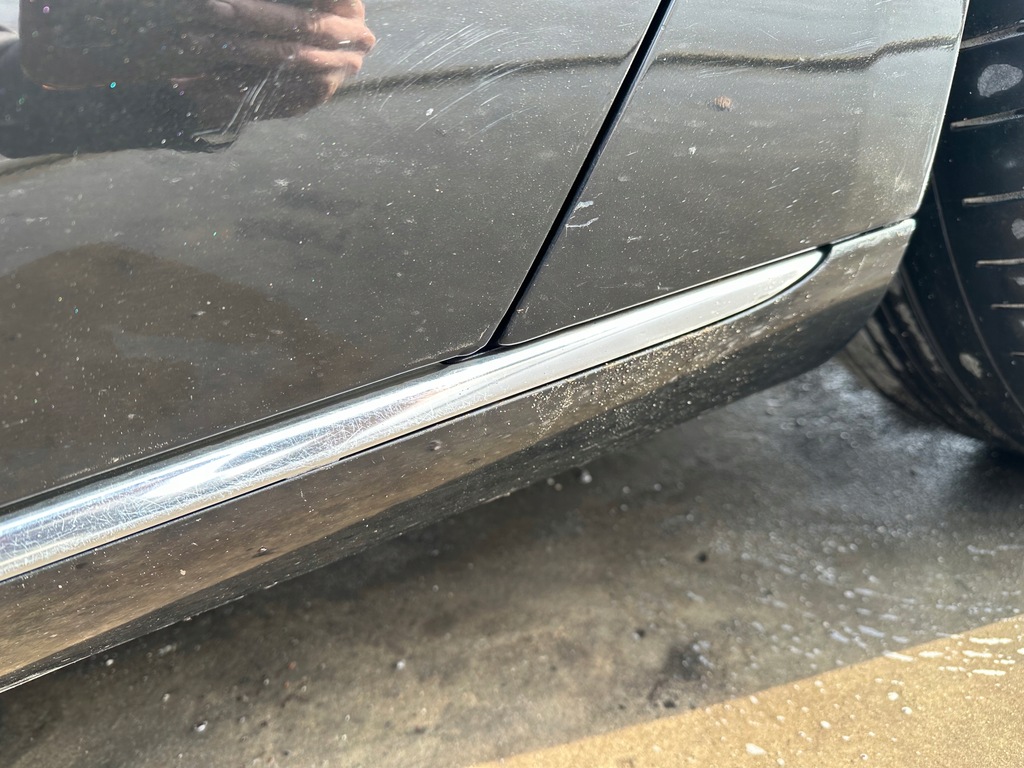 фото №6, Молдинг порог левая audi a8 d4 короткий ly8x + хром