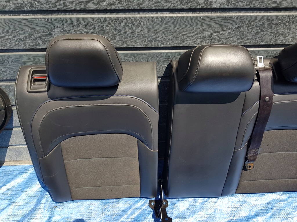 фото №11, Mg 4 eh32 сиденья обшивки комплект обивка заднее сиденье skórawnętrze