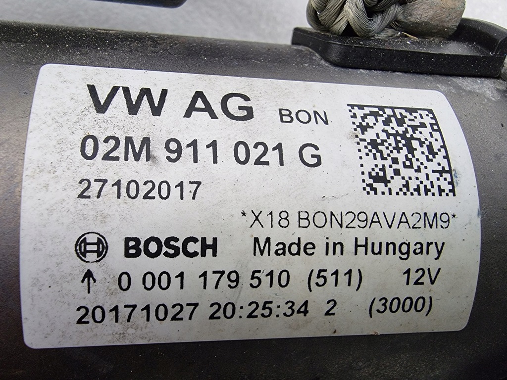 фото №5, 02m911021g skoda vw polo 6r tsi mpi стартер