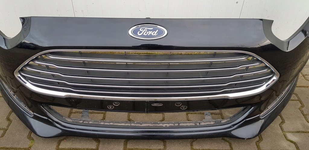 фото №9, Fiesta mk7 lift 13-17 накладка бампер передний st чёрный накладка решётка радиатора