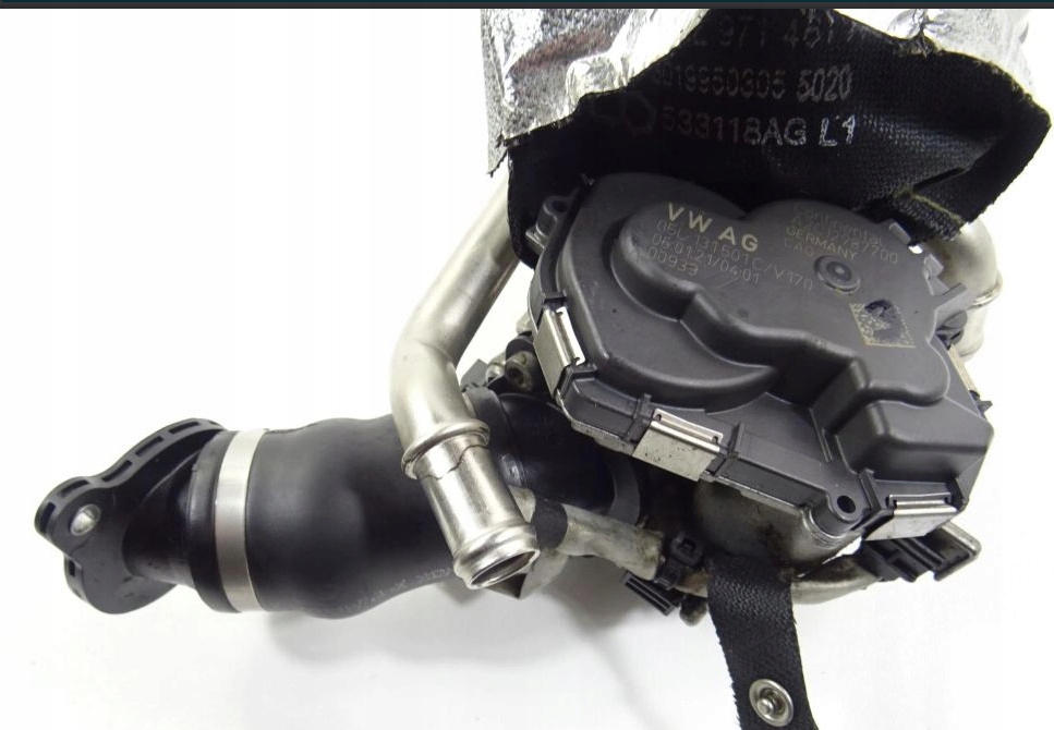 фото №6, Audi q3 83a 2.0 d радиатор выхлопных газов egr датчик 05l131501c 05l131512d