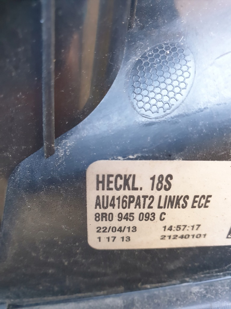 фото №7, Audi q5 8r lift лампа левый задняя led 8r0945093c bdb