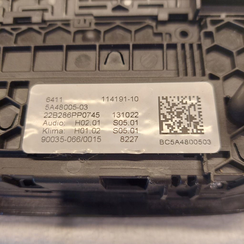 Bmw 5 g30 g31 g32 панель керування радіо кондиціонера climatronic Київ