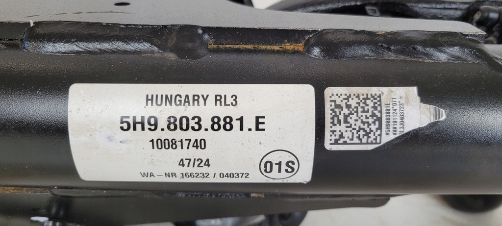 фото №12, Hak буксировочный электрический жгут vw golf viii 5h9 kombi 5h9803881e 2019-