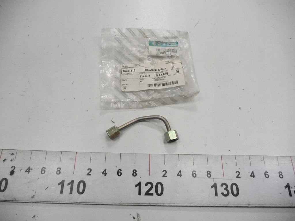 фото №8, Трубка форсунки топлива fiat palio оригинальный номер 46781116