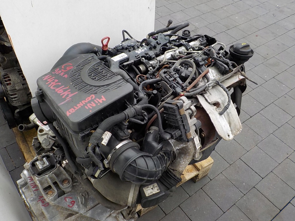 фото №14, Mini cooper r56 11r 1.6d 90km двигатель n47c16a kompletny