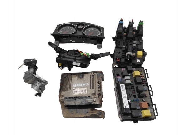 фото №1, Opel astra h iii 3 04- 1.7cdti набор стартовый блок управления 55556829