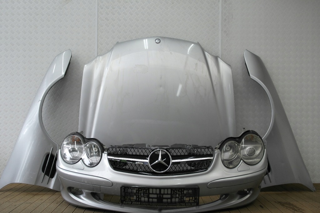 Купити Mercedes sl r230 передні  комплект  капот бампер крила панель передня фари європа  744